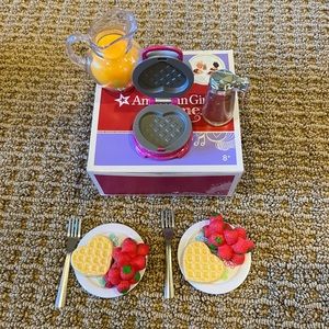 *retired* AMERICAN GIRL TRULY ME Waffle Breakfast Set
